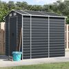 vidaXL Garden Shed Garden Shed Rectangular Modern Durable Metal Shed