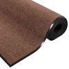 vidaXL Doormat Brown and Black 47.3" x 98.4" Polypropylene and vinyl