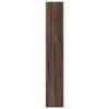 vidaXL Bookcase Brown Oak Engineered Wood Tall Shelving Bookshelf