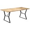 vidaXL Dining Table 70.8"x35.4"x29.9" Solid Mango Wood