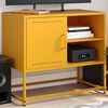 vidaXL TV Cabinet Mustard yellow Steel TV Cabinet Rectangular