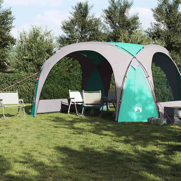 vidaXL Party Tent Green Waterproof
