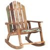 vidaXL Garden Rocking Chair Multicolour Solid reclaimed wood Standard