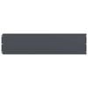 vidaXL Lawn Edgings 10 pcs Anthracite 9.8x40.6" Cold-rolled Steel