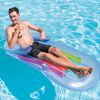 INTEX Inflatable Lounge Silvery blue or pearlescent Vinyl 63.0 x 33.5 in