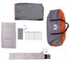 vidaXL Family Tent Igloo 6-Person Grey and Orange Waterproof