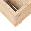 vidaXL Garden Planter Natural wood Solid pine wood