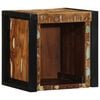 vidaXL Bedside Cabinet Set of 2 Mixed Colors Solid reclaimed wood Small