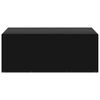 vidaXL Garden Furniture Cover Black Polyethylene, Aluminum Medium