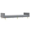 vidaXL Sofa Bed Light Gray