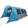 vidaXL Family Tent with Roof Blue and Grey 226.77 x 127.95 x 83.86 in