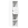 vidaXL Highboard White Engineered Wood Tall and slim Highboard