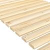 vidaXL Bed Slat Natural Wood Solid Pine Wood Single Rollable Bed Slat