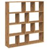vidaXL Book Cabinet Artisian Oak Engineered Wood 52 x 11.4 x 55.7 in