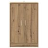 vidaXL Shoe Cabinet Artisan Oak Engineered Wood 23.6 x 13.8 x 36.2 in
