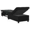 vidaXL Sofa Bed Black 76.38 x 26.38 x 32.28 in Velvet