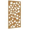 vidaXL Garden Wall Decoration Brown Corten steel 41.3 x 21.7 in