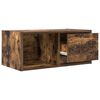 vidaXL TV Cabinet Smoked Oak Engineered Wood Small TV Cabinet