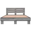 vidaXL Bed Frame Grey Sonoma Engineered wood Small Double Durable