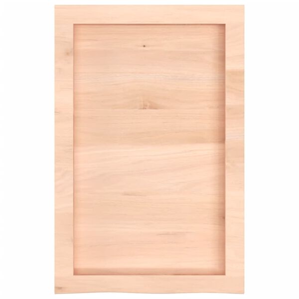 vidaXL Bathroom Countertop 15.7 x 23.6 x (0.8-1.6) " Untreated Solid Wood