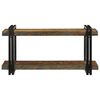 vidaXL Wall Shelf Multicolor Solid reclaimed wood, iron