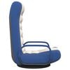 vidaXL Floor Chair Blue and cream Fabric (100% polyester), metal, foam