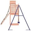 vidaXL Outdoor Playset Natural Wood, Blue Solid Douglas Fir wood