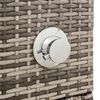 vidaXL Garden Shower Gray 60 x 80 x 214 cm Poly rattan