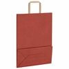 vidaXL Paper Bags 250 pcs with Handles Red 10.2x4.7x13.8"