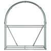 vidaXL Log Holder Green 47.2"x17.7"x55.1" Galvanized Steel