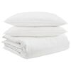 vidaXL Duvet Set with Pillow 3 pcs White Down Feather