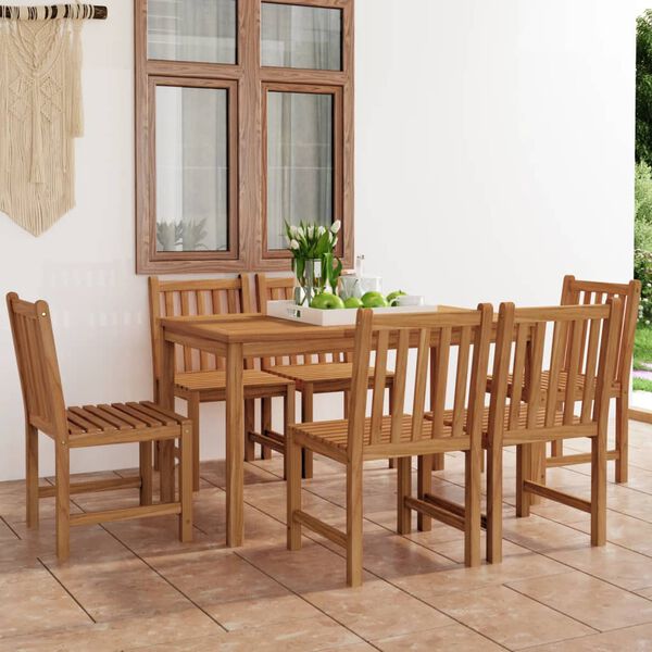 vidaXL Garden Dining Set Warm Teak