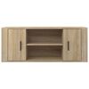 vidaXL TV Cabinet Sonoma Oak Engineered Wood Medium TV Cabinet