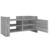 vidaXL TV Cabinet Grey Sonoma Engineered Wood Medium TV Cabinet