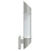 vidaXL Outdoor Wall Light Set of 2 Silver Stainless steel, Polycarbonate