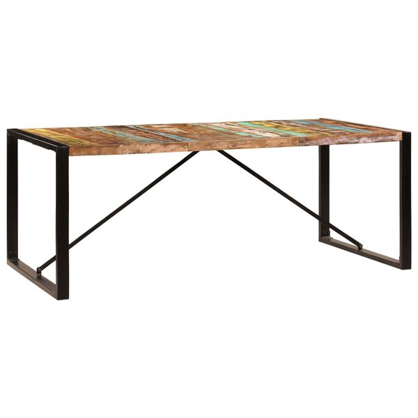vidaXL Dining Table Multicolor with variations