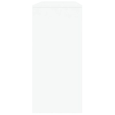vidaXL Console Table White 39.4"x13.8"x30.1" Engineered Wood