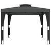 vidaXL Gazebo Anthracite Powder-coated steel Large