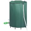 vidaXL Rain Water Tank Dark Green PVC Large Collapsible