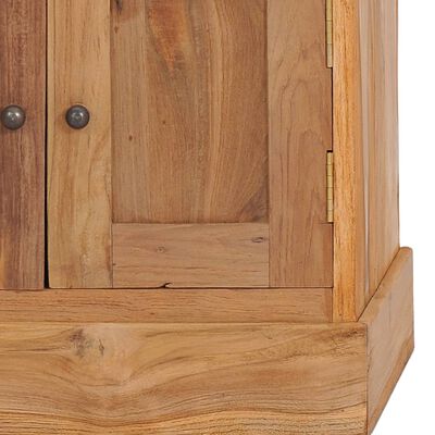 vidaXL Corner Sideboard 23.6"x17.7"x23.6" Solid Teak Wood