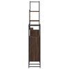 vidaXL Bathroom Cabinet Set Brown Oak