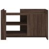 vidaXL Coffee Table Brown oak Engineered wood Medium Coffee Table