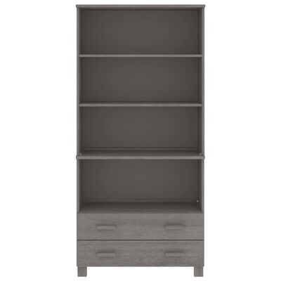 vidaXL Highboard HAMAR Solid Wood Pine Light Gray