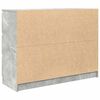 vidaXL Sideboard Concrete grey Engineered wood 39.4 in x 13.8 in x 29.9 in