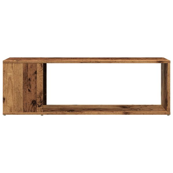 vidaXL TV Cabinet Old wood Engineered wood 39.4 x 9.4 x 12.6 in