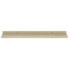vidaXL Sonoma oak 23.6" x 3.5" x 1.2" 4 MDF