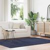 vidaXL Shaggy Rug Navy 100% Polyester 63.0 x 90.6 in Non-slip