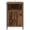 vidaXL Bedside Cabinet Old Wood 15.75 x 16.54 x 23.62 in