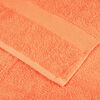 vidaXL Sauna Towel Set of 2 Orange 100% Cotton 31.5 x 78.7 in
