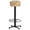 vidaXL Bar Stool Set of 2 Natural Wood